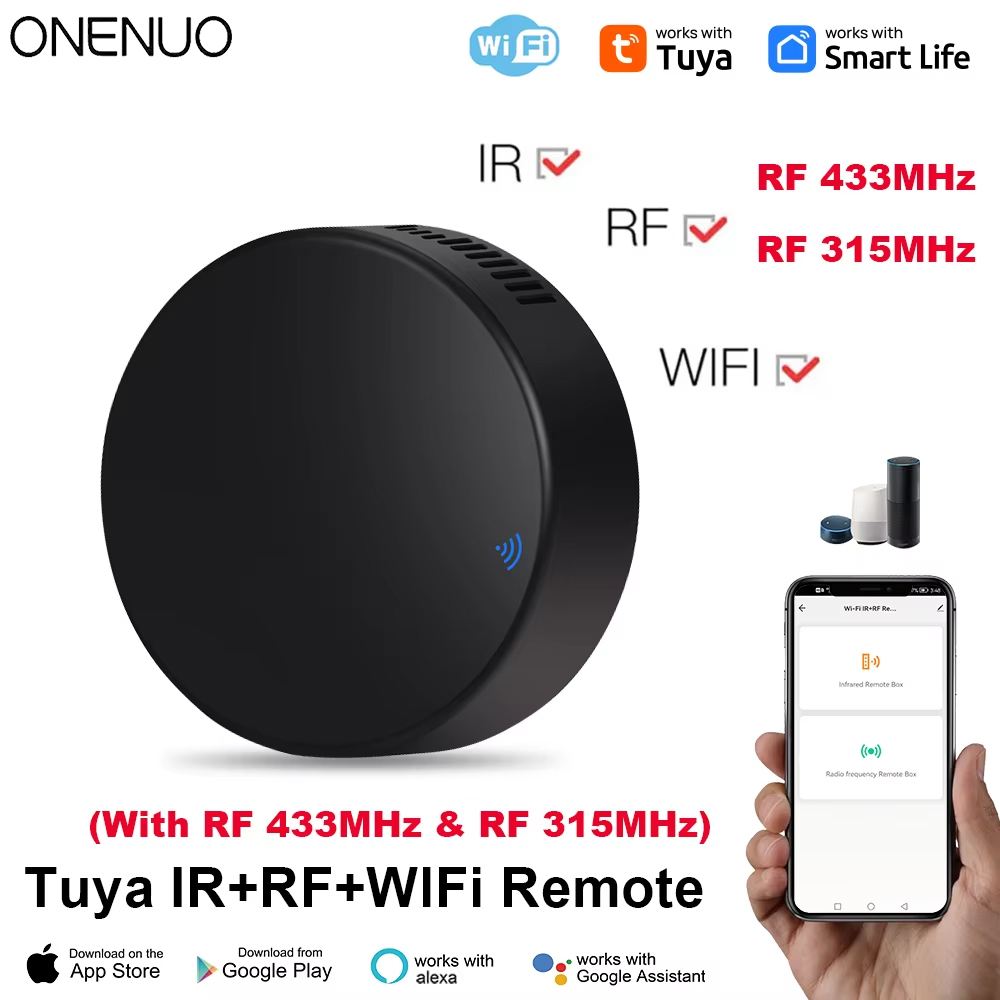 Smart Home Networking - Tuya WiFi RF IR リモコン 433MHz/315MHz