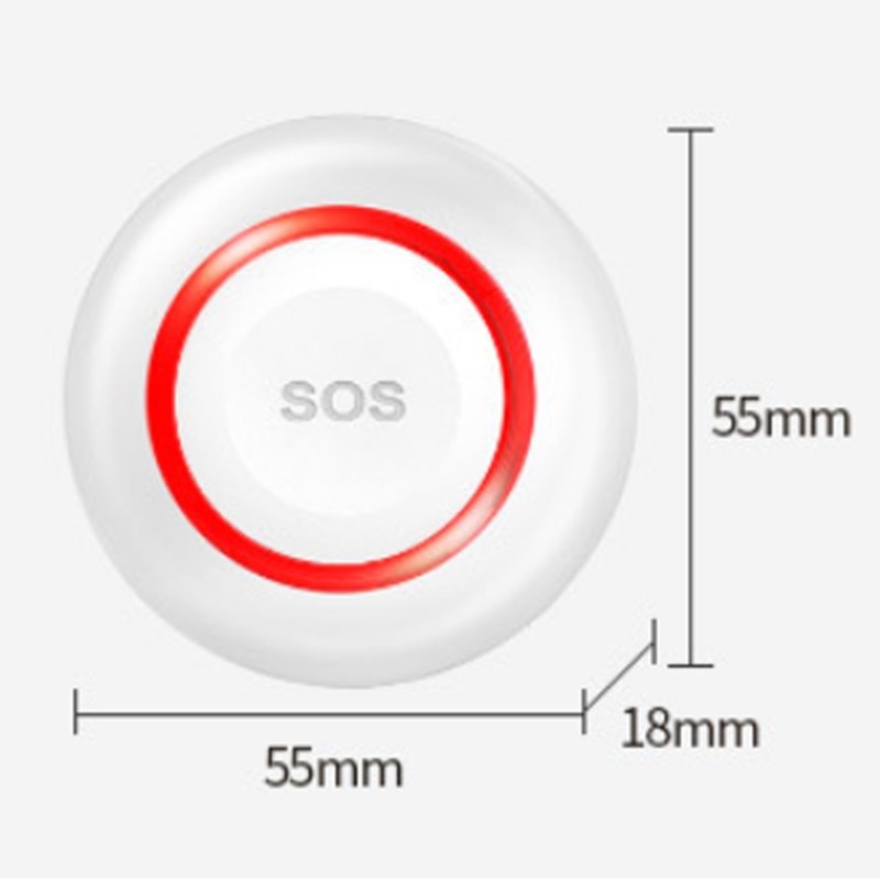 Smart Elderly Home - 【新しいA09R！】Tuya WifiスマートホームSOS緊急ボタンアラームワイヤレス警報システム障害者や高齢者介護者向けポケットベルNu