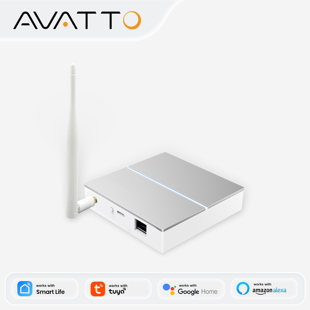 Smart Home Dashboard - AVATTO Tuya ZigBee ゲートウェイ アンテナ付き スマート