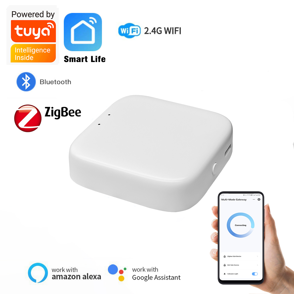 Smart Home Dashboard - Zigbeeゲートウェイ Tuyaデバイス Bluetooth有線スマートハブ スマートライフ製品 ホームコントロールパネル Alexa対応