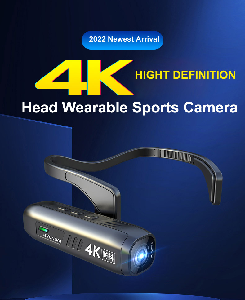 Smart Home Outdoor Camera - スマートアウトドアスポーツ5KヘッドウェアラブルカメラWiFiデジタルミニアクションカムコーダープロフェッショナルジンバル手ブレ補正CCTVセキュリティカメラ