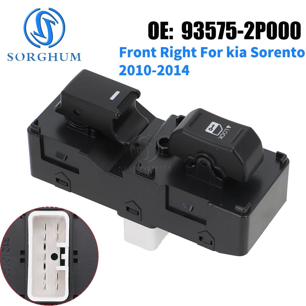 Smart Light Switch - フロント右電動パワーウィンドウスイッチコントロールボタン起亜ソレント 2010 2011 2012 2013 2014