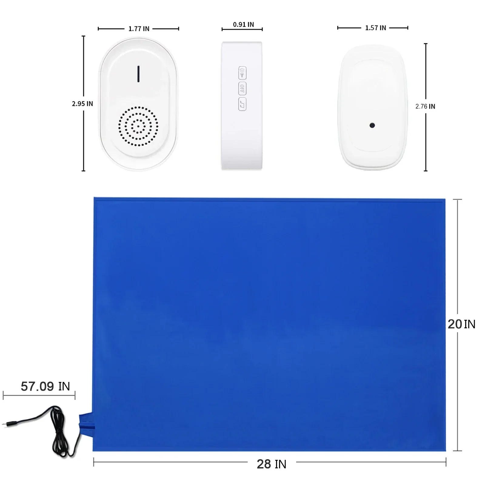 Smart Elderly Home - 新型デイテックスマートワイヤレスベッドアラーム、高齢者転倒警報およびパニックリモートアラーム、家庭用転倒防止、GSMネットワーク対応