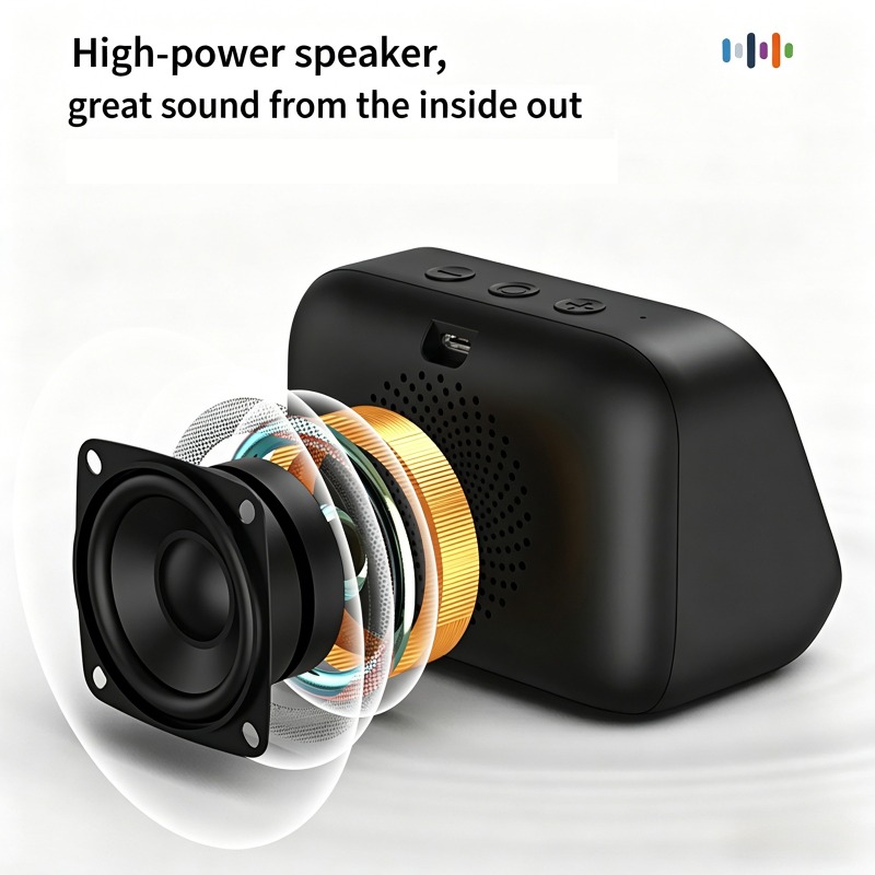 Smart Home Speaker - TF26 Pro スマートワイヤレススピーカー、AI音声アシスタント、インテリジェントディスプレイ、音楽プレーヤー、目覚まし時計、Bluetooth電子スピーカー