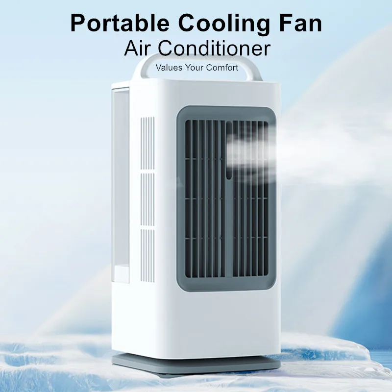 Smart Home Ac - 2026年 ポータブルエアコンファン スマートタッチコントロール タイマー付き 多機能エアクーラー 家庭・オフィス用