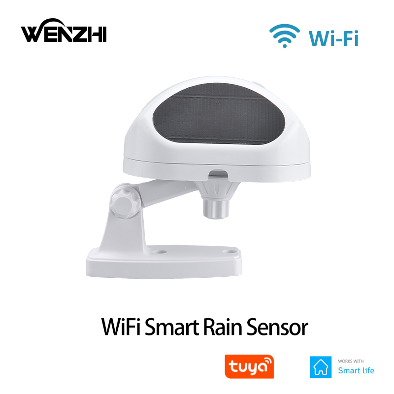 Smart Home Iot - WiFi雨センサー 降雨期間検出 屋外防水 バッテリー駆動 Tuya Smart