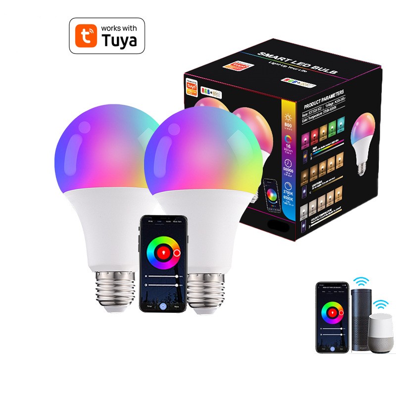 Smart Home Yellow - スマートグラフィティ LED 電球アレックス 10 ワット RGB
