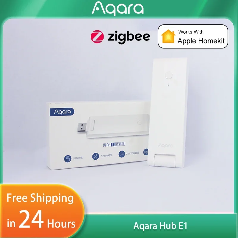 Smart Home Hub Apple - オリジナルE1 Aqaraハブゲートウェイ Zigbee 3.0リピーター リモートコントロールスマートホームシステム ホームワーク対応