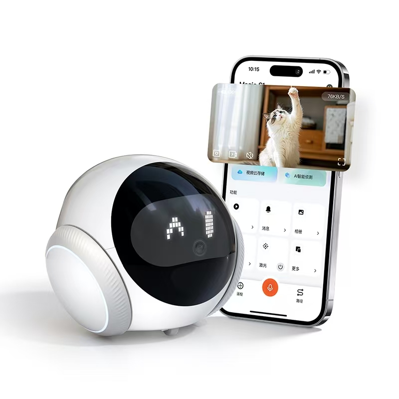 Smart Elderly Home - スマート電子ペットコンパニオン、家庭用インタラクティブロボット、高齢者向け遠隔操作モバイルコンパニオン＆猫用エンターテイメント
