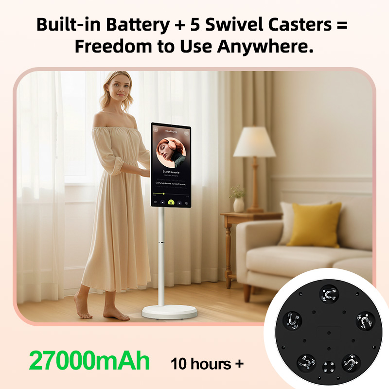 21.5インチ ポータブルスマートテレビ タッチスクリーン  - Smart Home Ac のレビューと価格