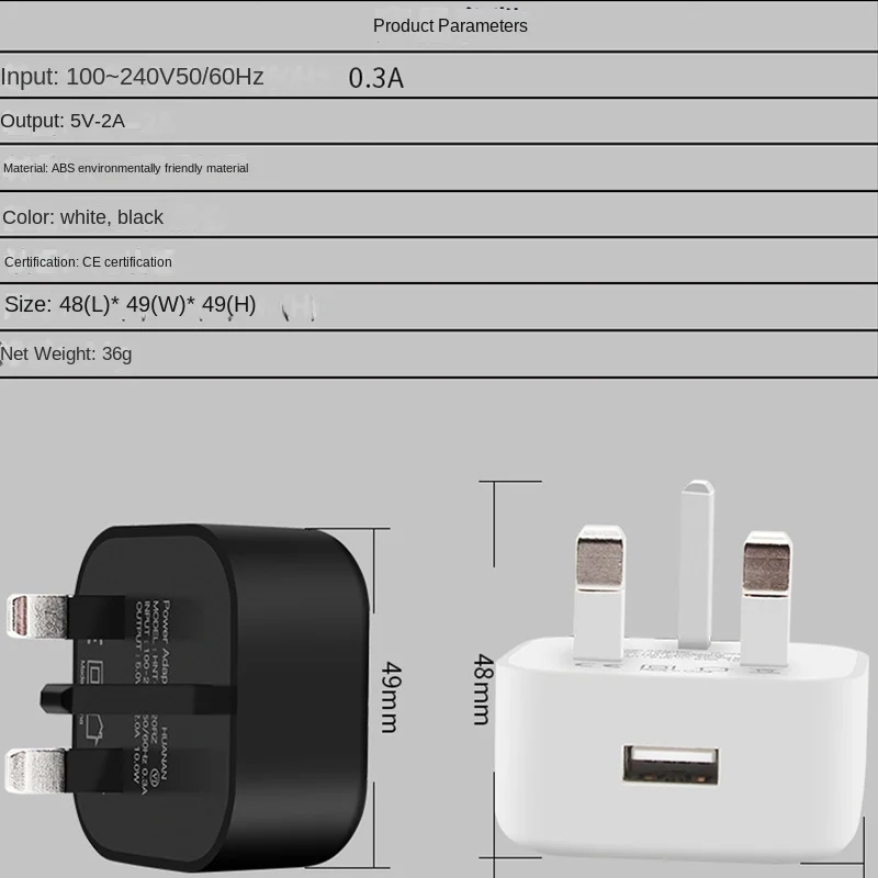 ユニバーサルUSB充電器,3ピン,5V,2A,アダプター,ス - Smart Home Samsung のレビューと価格