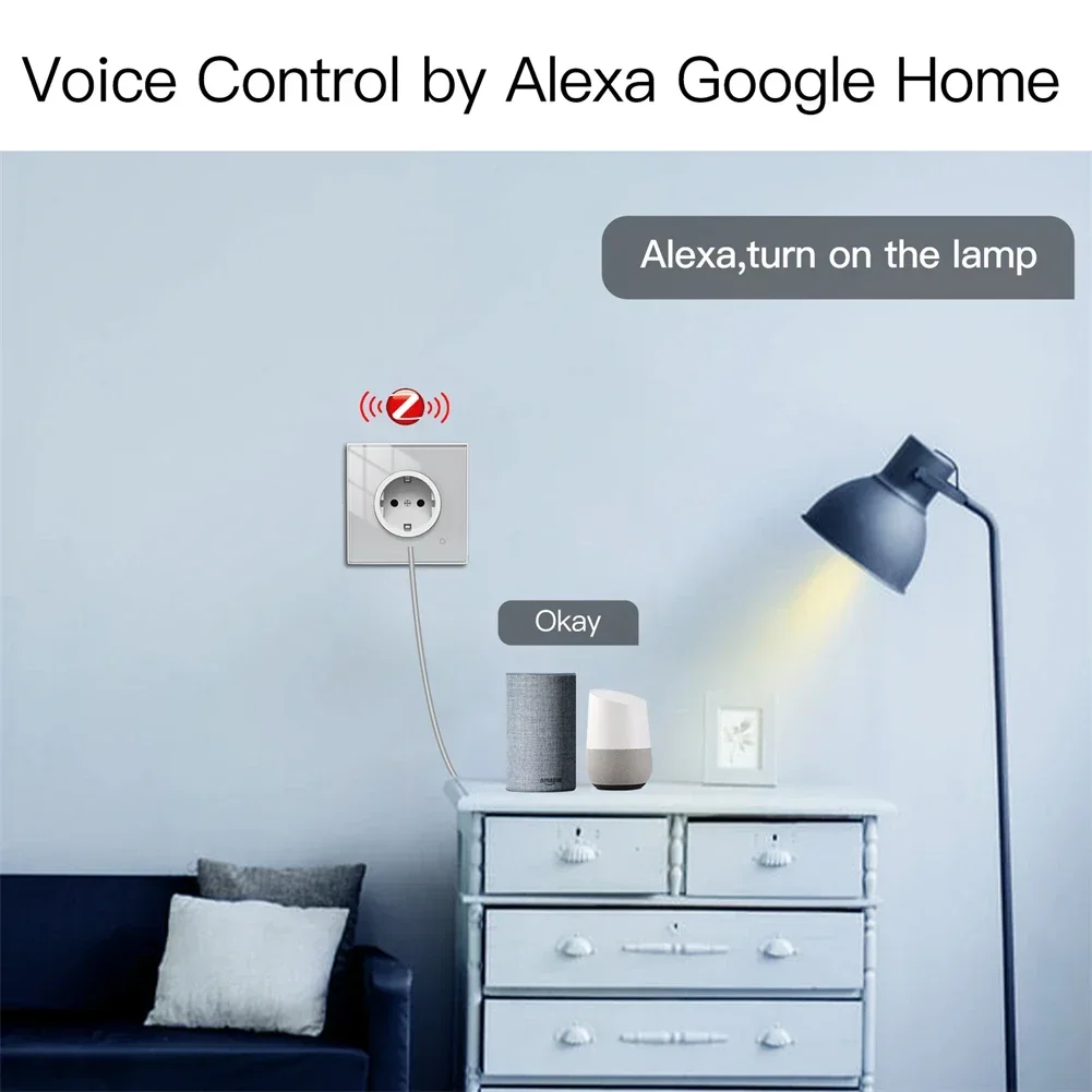 Moes ZigBee 壁ソケット WIFI スマート ガラ - Smart Wall Socket のレビューと価格