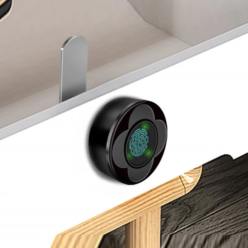 亜鉛合金キーレス指紋キャビネットロック生体認証電気ロックロッ - Smart Home Samsung のレビューと価格