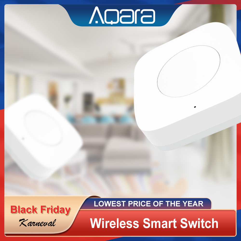 Aqara-スマートホームセンサー,ワイヤレスミニスイッチ, - Smart Home Dashboard のレビューと価格