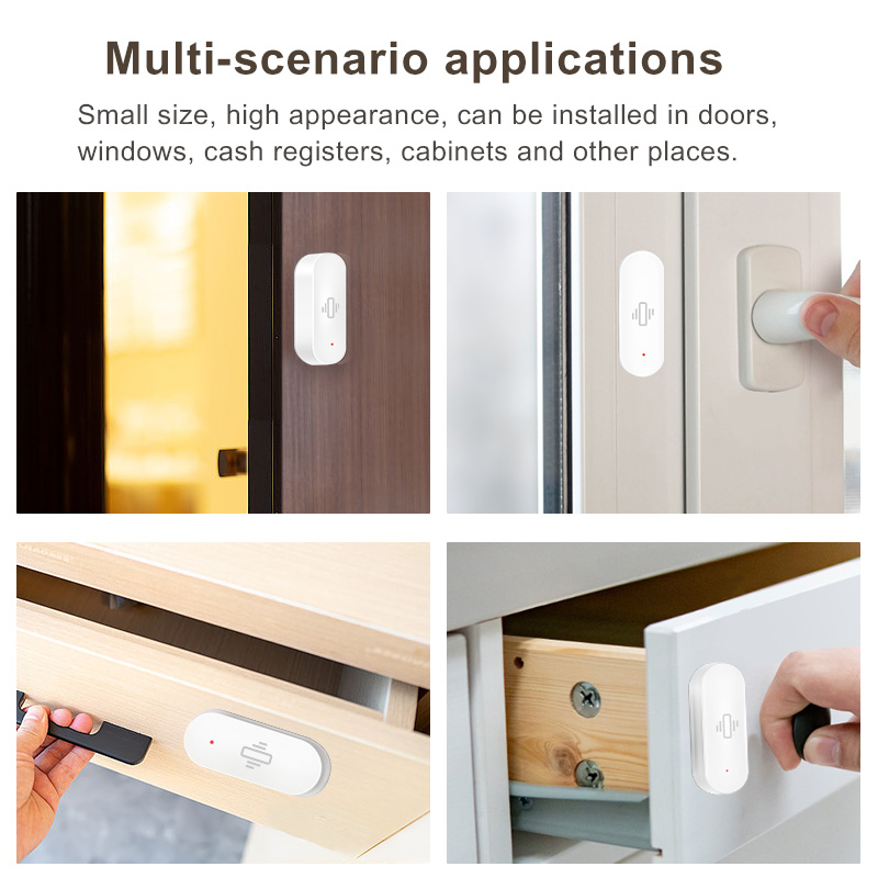 Tuya WiFi 振動センサー、高感度検知、スマートアラー - Smart Home Networking のレビューと価格