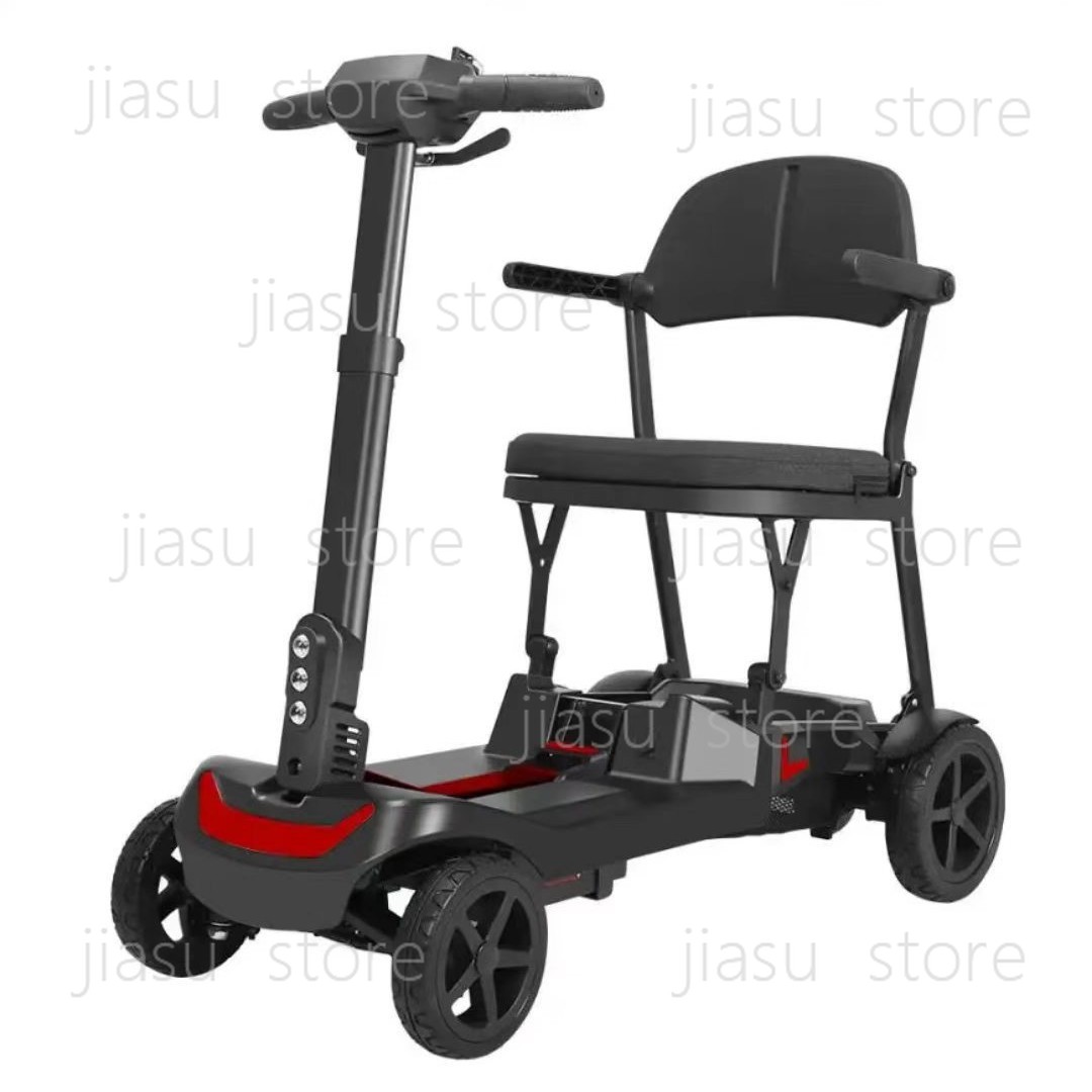折りたたみ式スマート電動モビリティスクーター4輪安全移動車両 - Smart Elderly Home のレビューと価格
