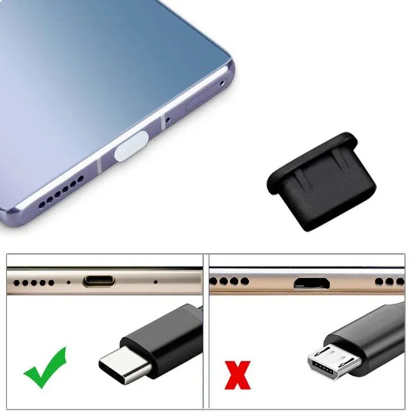 10-500 個 USB 充電ポートタイプ C ダストプラグ - Smart Home Samsung のレビューと価格