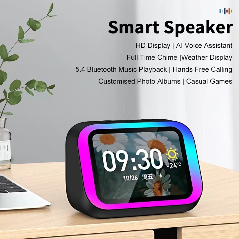 AI音声アシスタント Bluetoothスピーカー RGBカ - Smart Home Speaker のレビューと価格