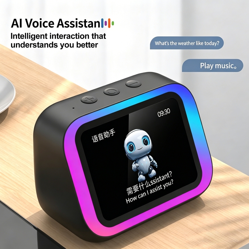 AI音声アシスタント Bluetoothスピーカー RGBカ - Smart Home Speaker のレビューと価格