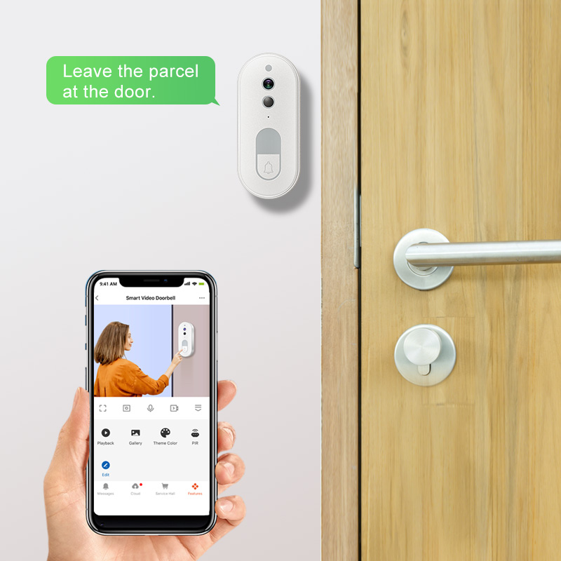 Tuya スマートビデオドアベル ワイヤレス 1080P H - Smart Home Outdoor Camera のレビューと価格