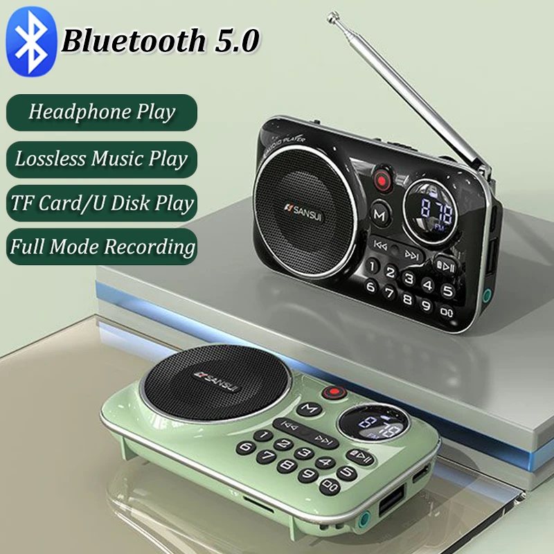 ポータブル Bluetooth 5 0 ラジオスピーカーサポ - Smart Elderly Home のレビューと価格
