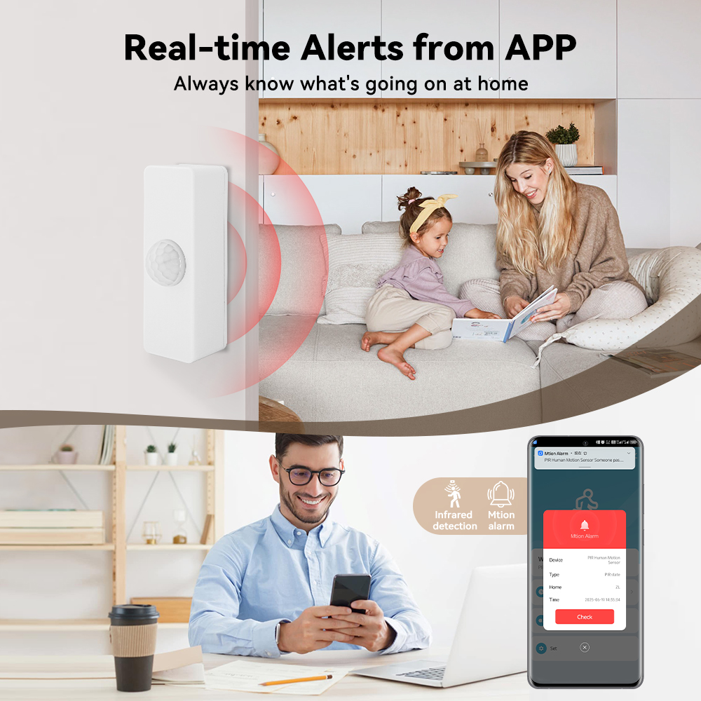 Tuya スマート PIR モーションセンサー スマートホー - Smart Home Networking のレビューと価格