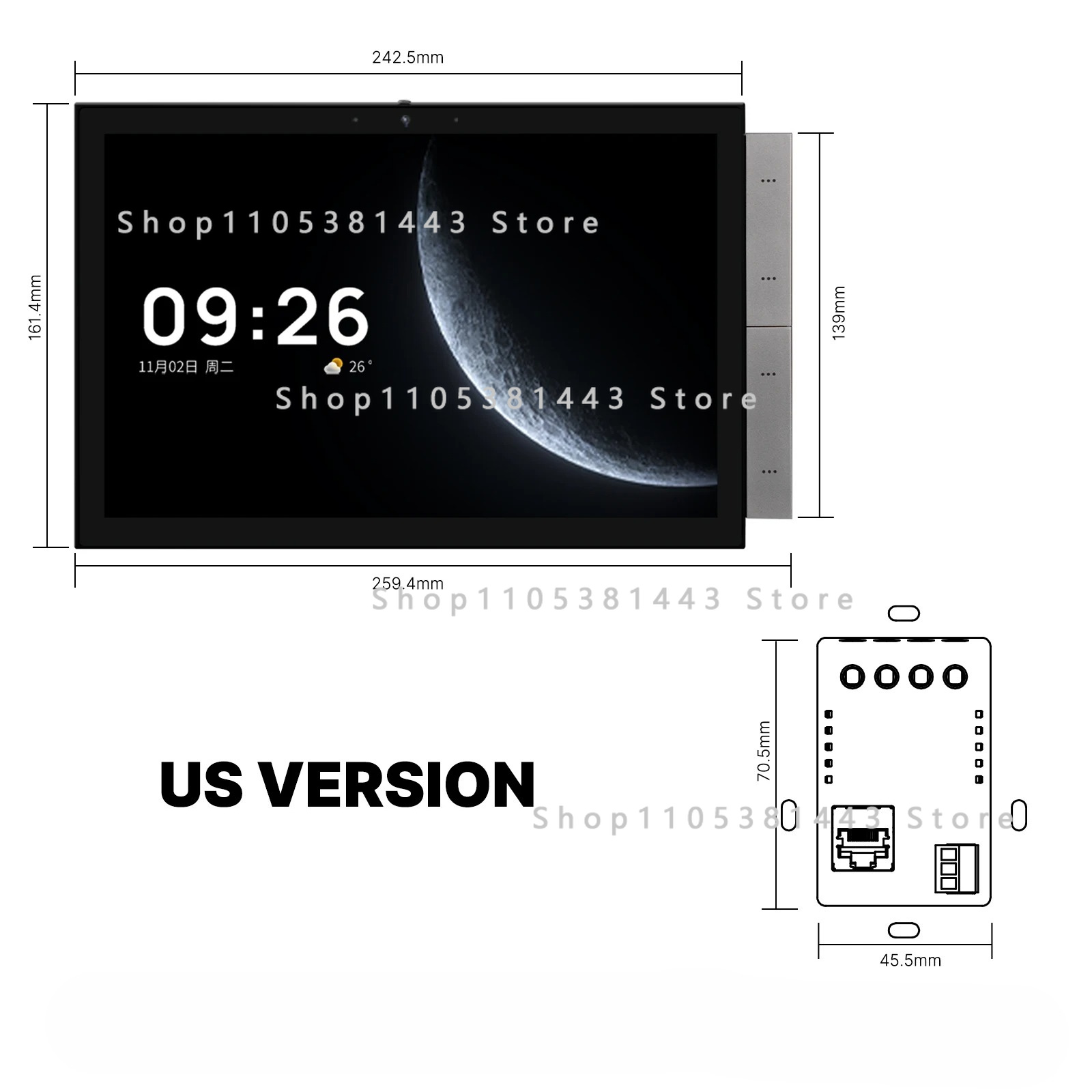 ホームオートメーション2026 Moes Tuya 10.1 - Smart Home Moes のレビューと価格
