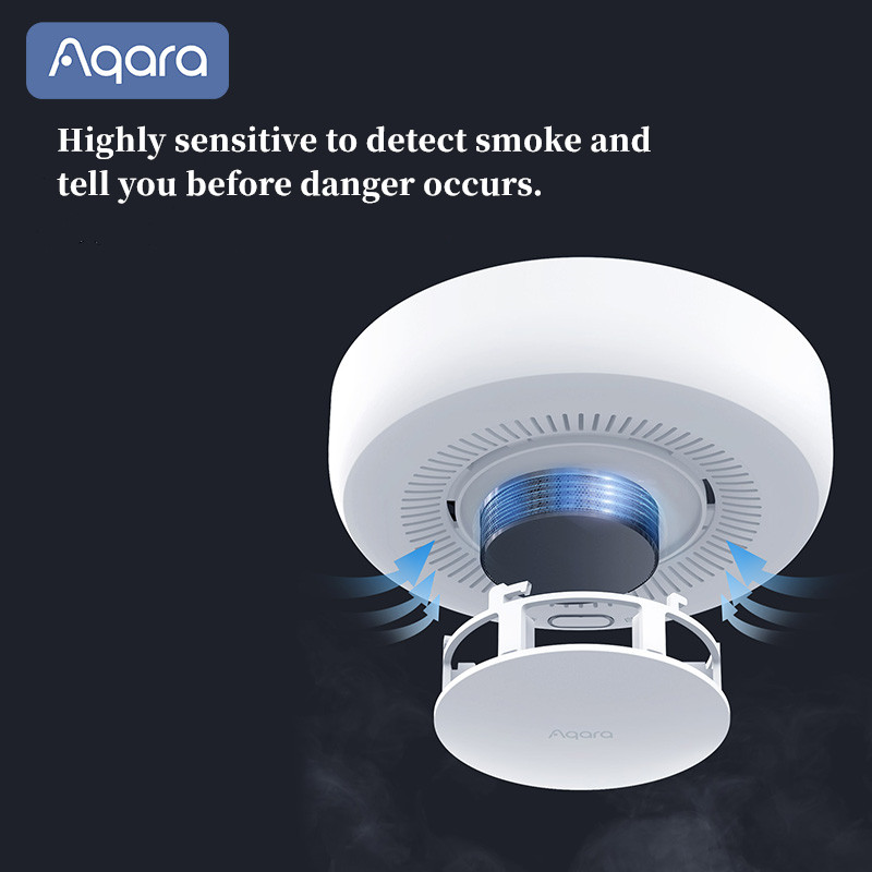 Aqara-インテリジェント煙探知器Zigbee 3.0,火 - Smart Home Hub Apple のレビューと価格