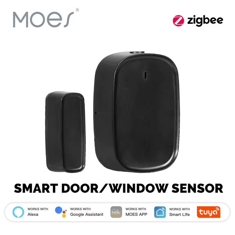 MOES Tuya ZigBee スマートウィンドウドアゲー - Smart Home Moes のレビューと価格
