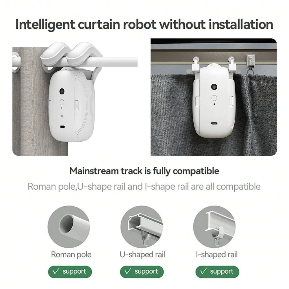 スマートBluetoothカーテンロボット短距離直接接続電動 - Smart Home Speaker のレビューと価格