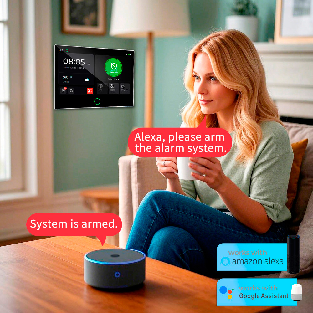 KERUI 新しい 4G + WiFi ワイヤレスホームアラ - Smart Home Dashboard のレビューと価格