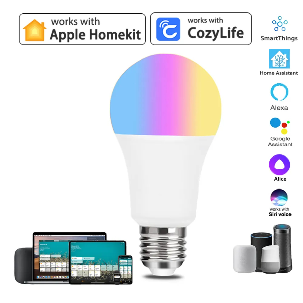 HomeKit LEDスマートランプ,e27,rgb,sir - Smart Home Dashboard のレビューと価格