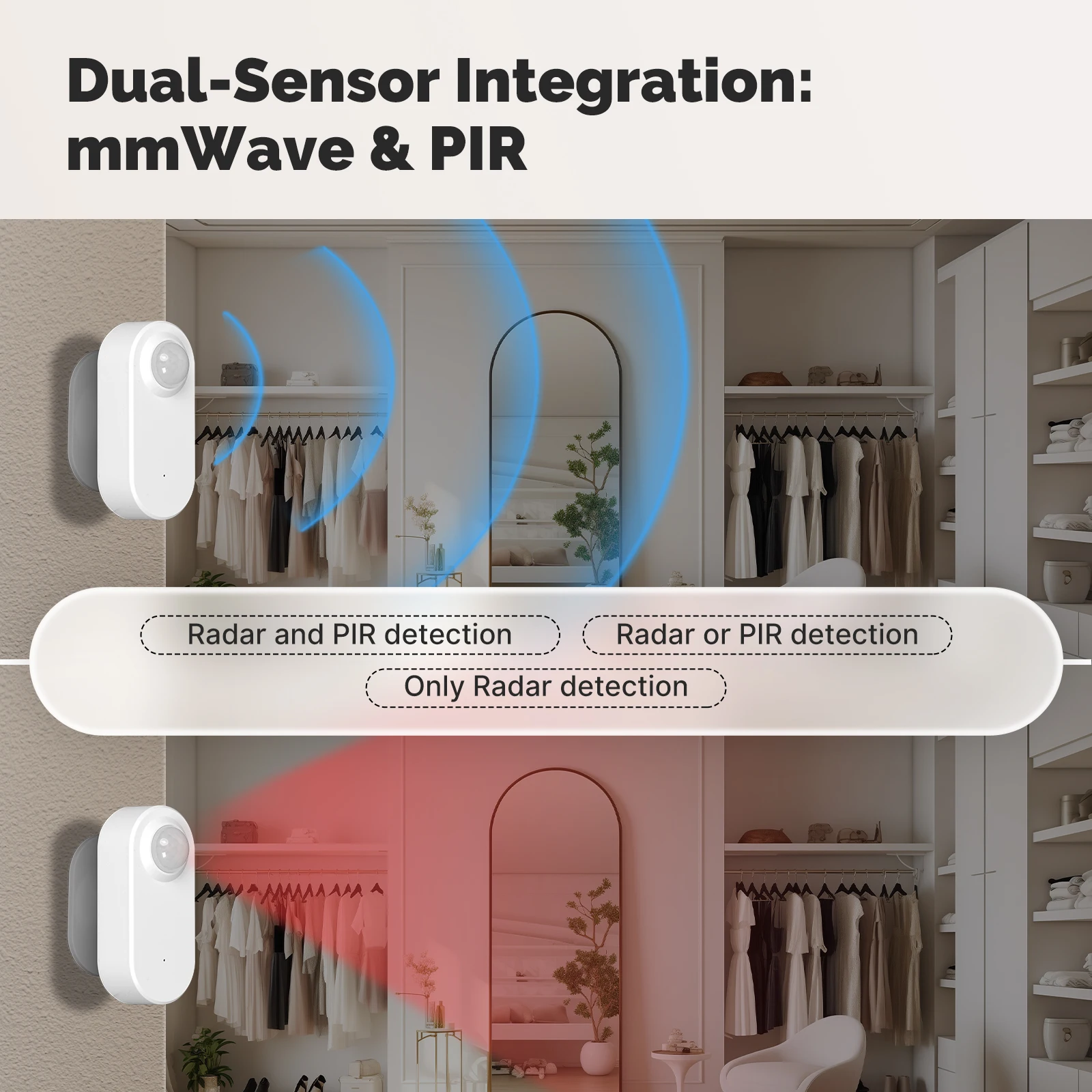 MOES Tuya ZigBee 人感PIRセンサー スマー - Smart Home Moes のレビューと価格