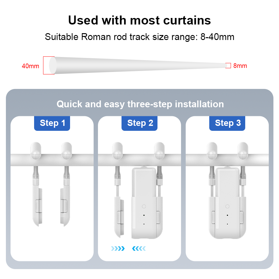 スマート家庭用カーテンオープナー電子 3in1Track カ - Smart Home Speaker のレビューと価格