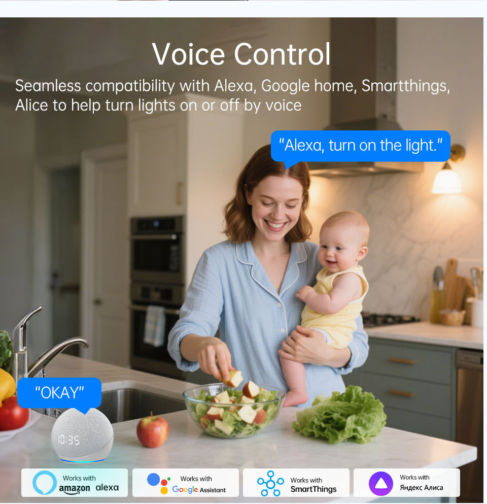 1 2 3 4連ギャングWiFi RF 433mhzタッチウ - Smart Light Switch のレビューと価格
