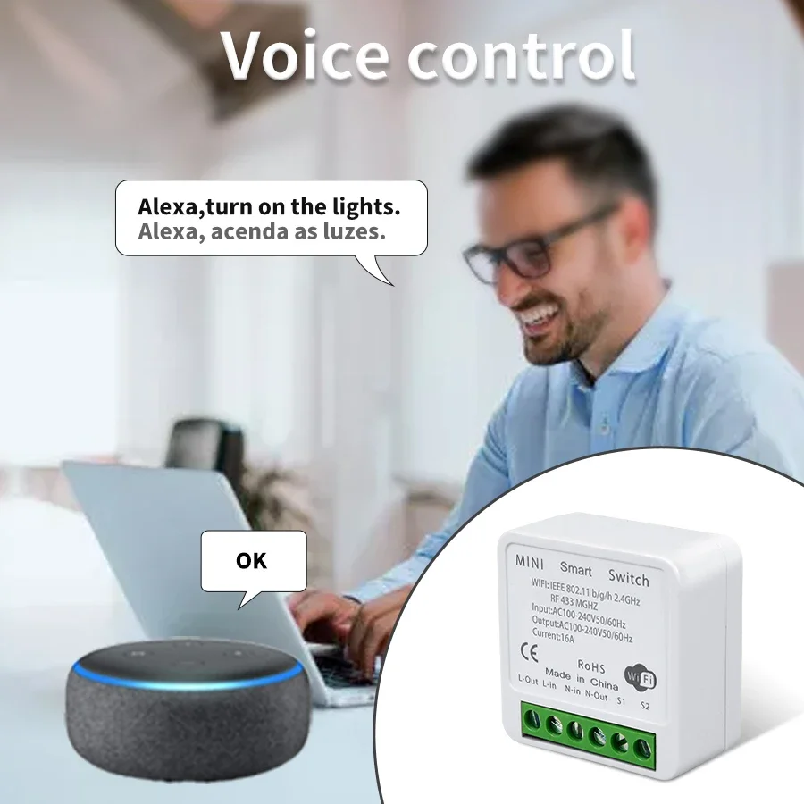 WiFi RF 433MHzスマートスイッチ Tuyaスマー - Smart Home Dashboard のレビューと価格