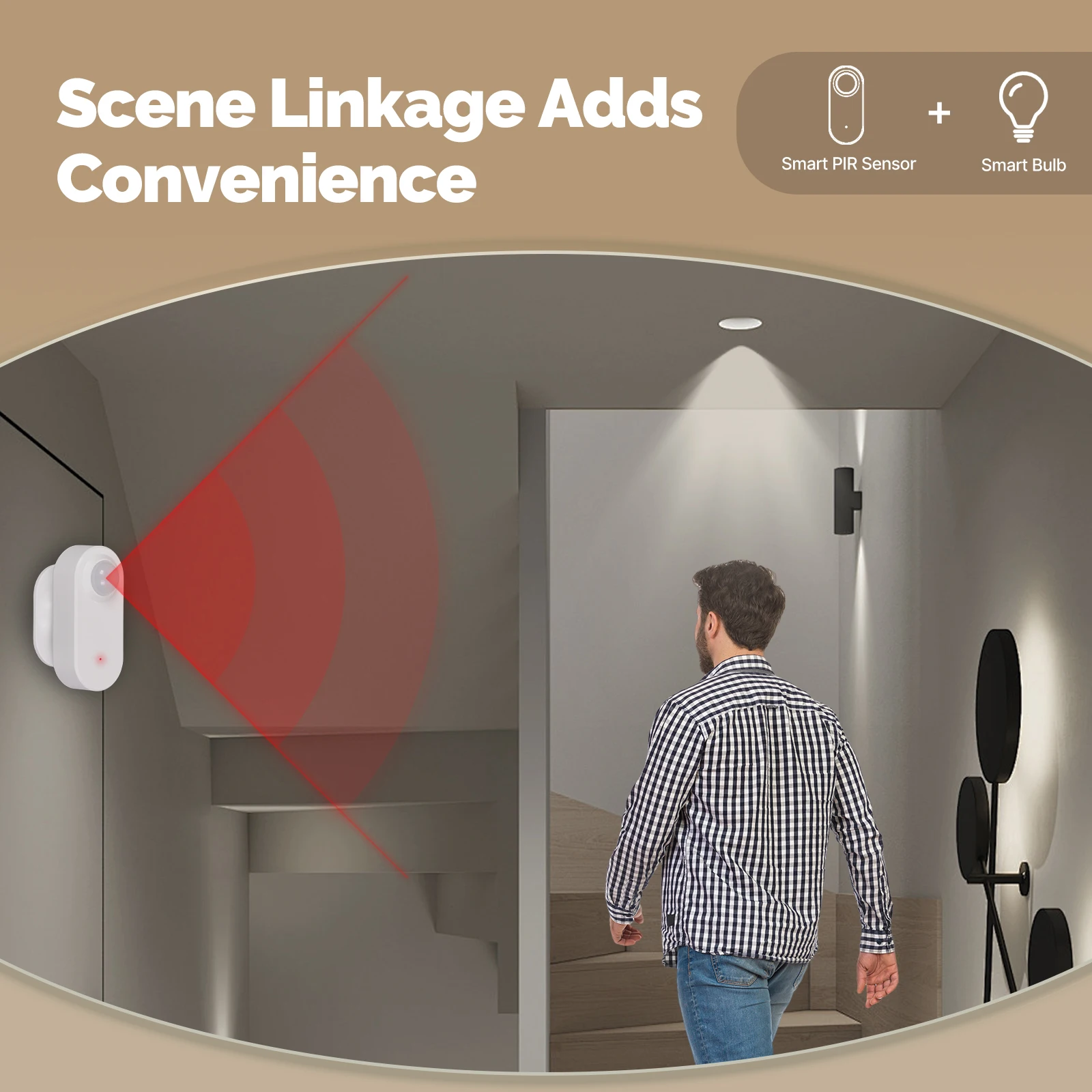 MOES Zigbee 3.0 Tuya スマートPIRモー - Smart Home Moes のレビューと価格