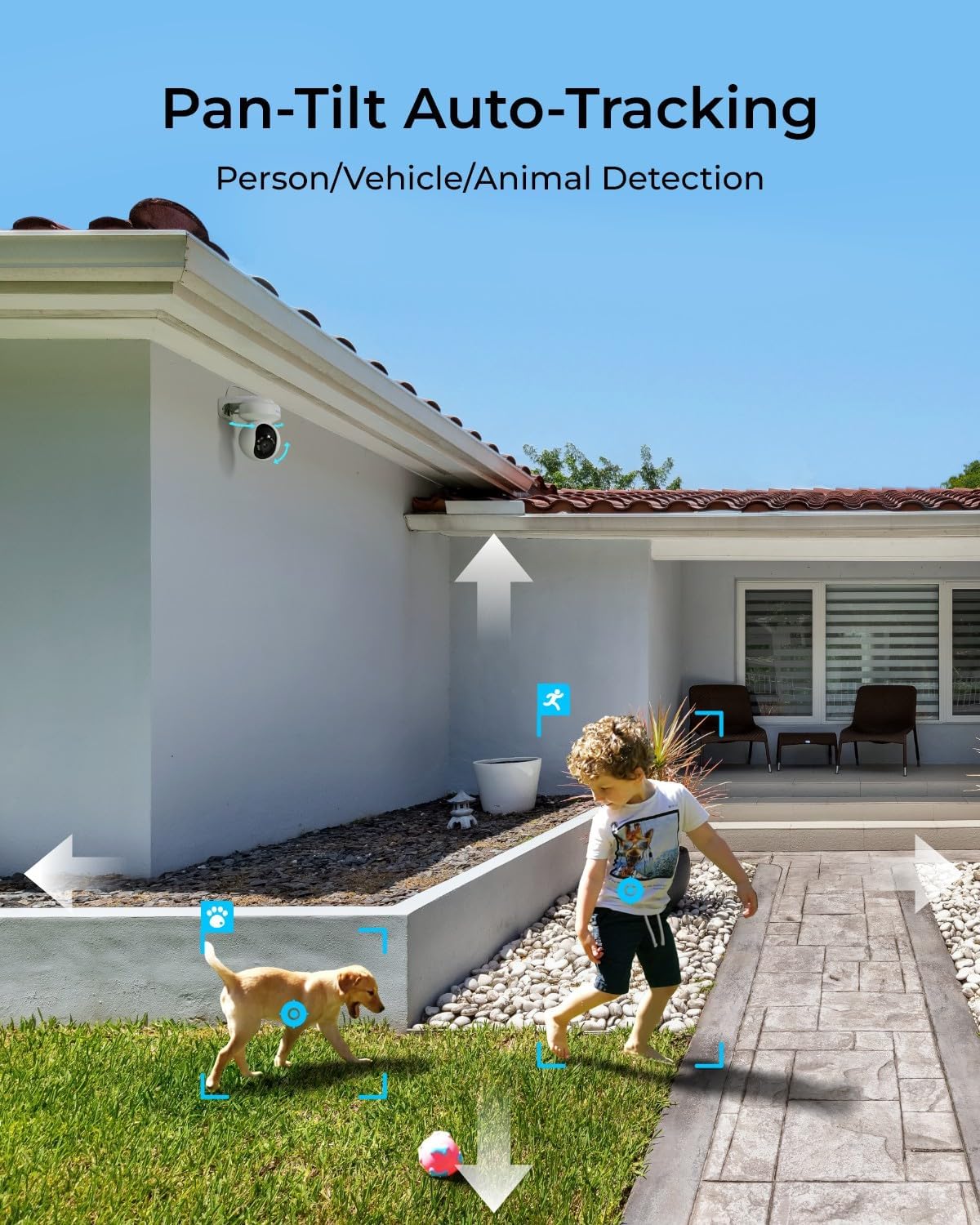PoE 4K屋外用ホームセキュリティカメラ（355付き） ° - Smart Home Outdoor Camera のレビューと価格