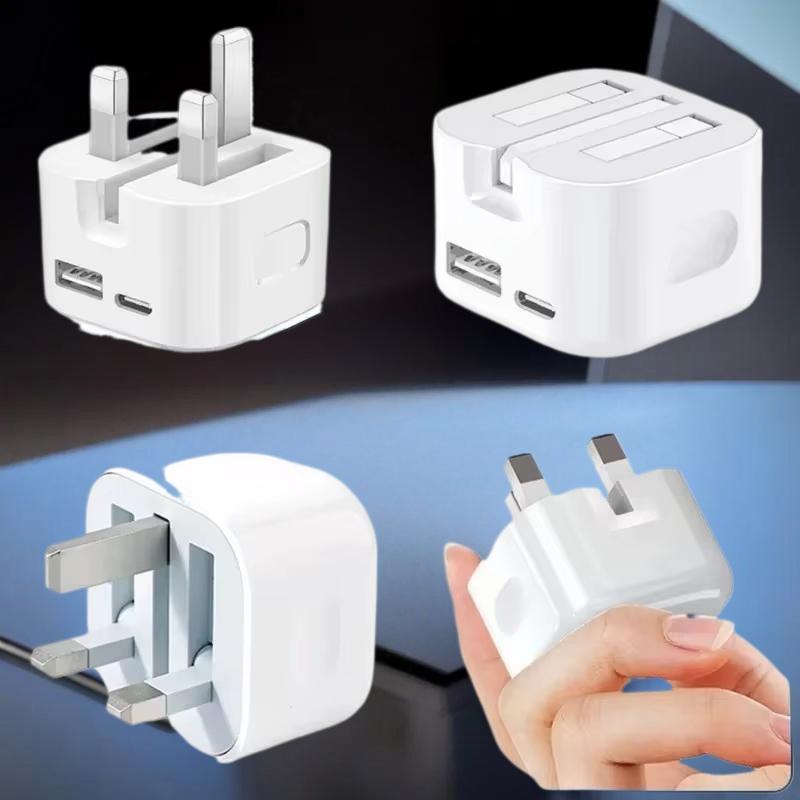 ポータブルGBプラグタイプC急速充電ブロック高速壁掛け充電器 - Smart Wall Socket のレビューと価格