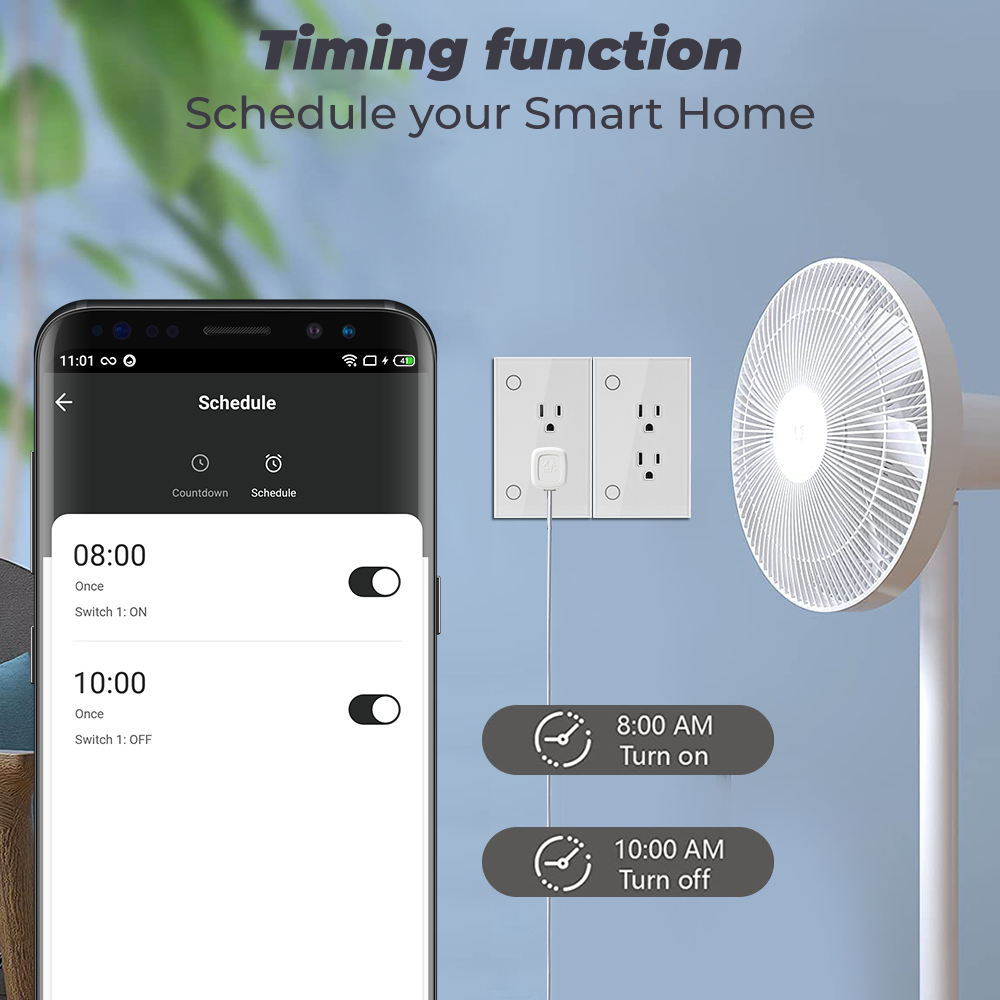 スマートライフの壁コンセント,16A,wifiプラグ,プラグ - Smart Wall Socket のレビューと価格