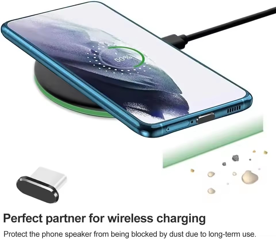 4個入りUSB Cダストプラグ、クリーニングブラシ付き、防塵 - Smart Home Samsung のレビューと価格