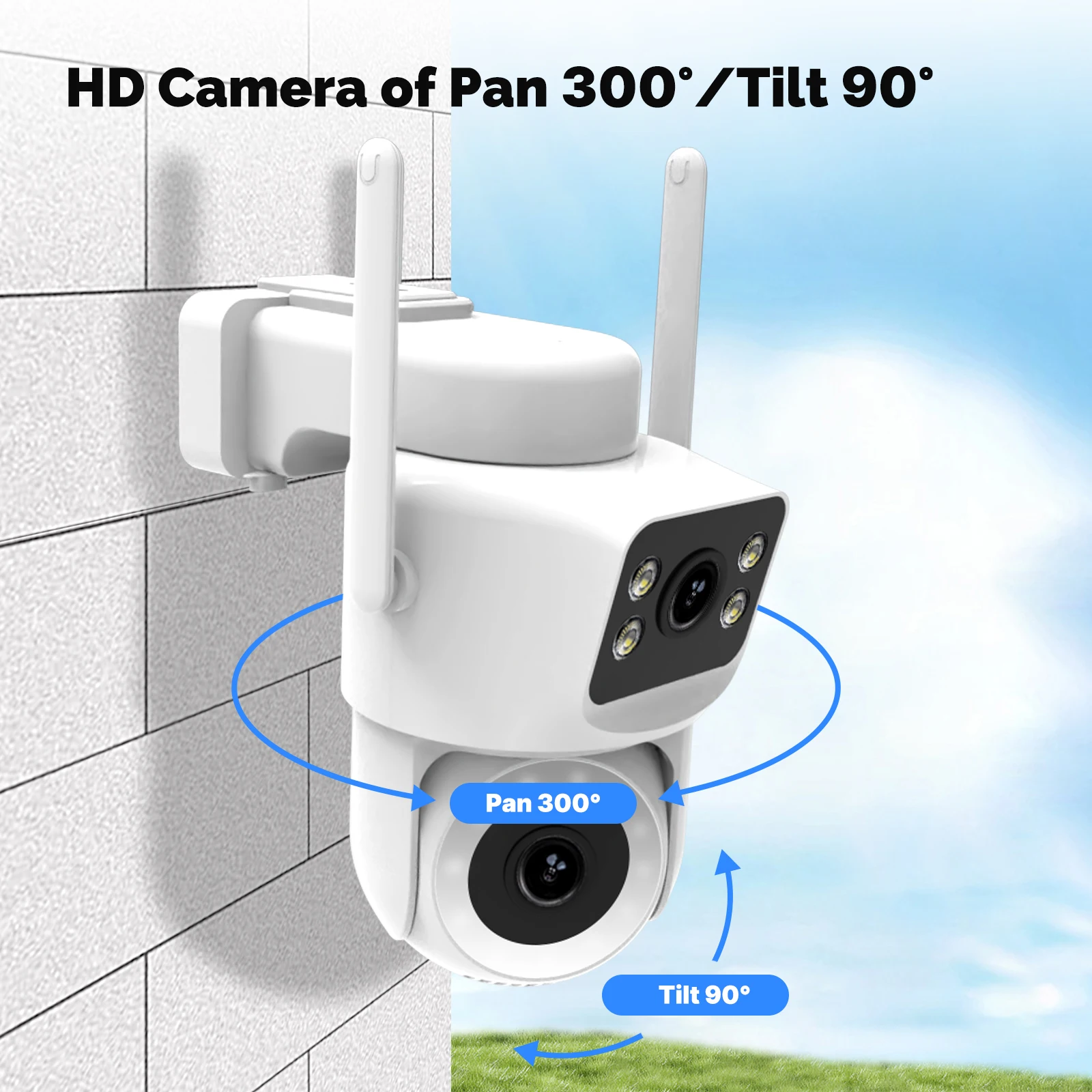Moes Tuya スマート WiFi 屋外セキュリティカメ - Smart Home Outdoor Camera のレビューと価格