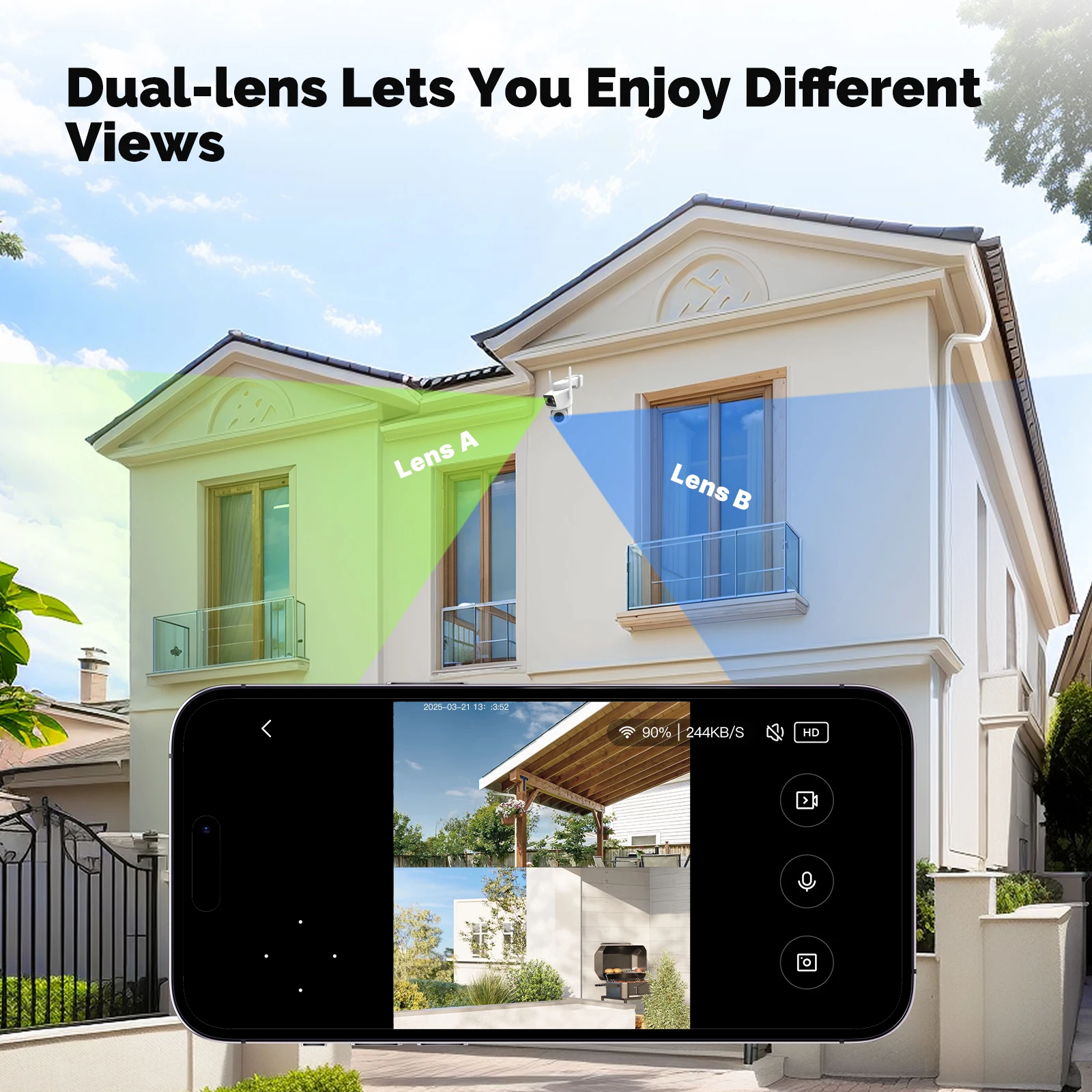 Moes Tuya スマート WiFi 屋外セキュリティカメ - Smart Home Outdoor Camera のレビューと価格