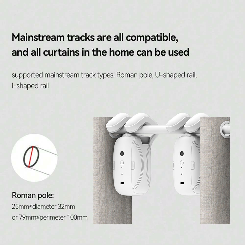 自動スマートカーテンオープナー,Zigbeeローマロッドレー - Smart Home Speaker のレビューと価格