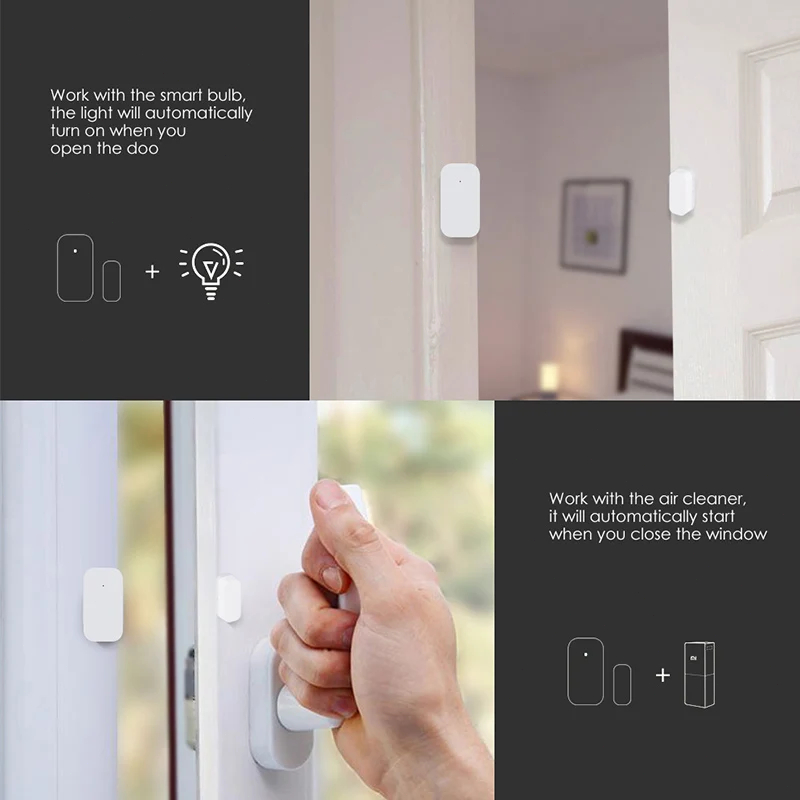 Aqara-ドアと窓のセンサー,オリジナルのZigbeeワイ - Smart Home Dashboard のレビューと価格