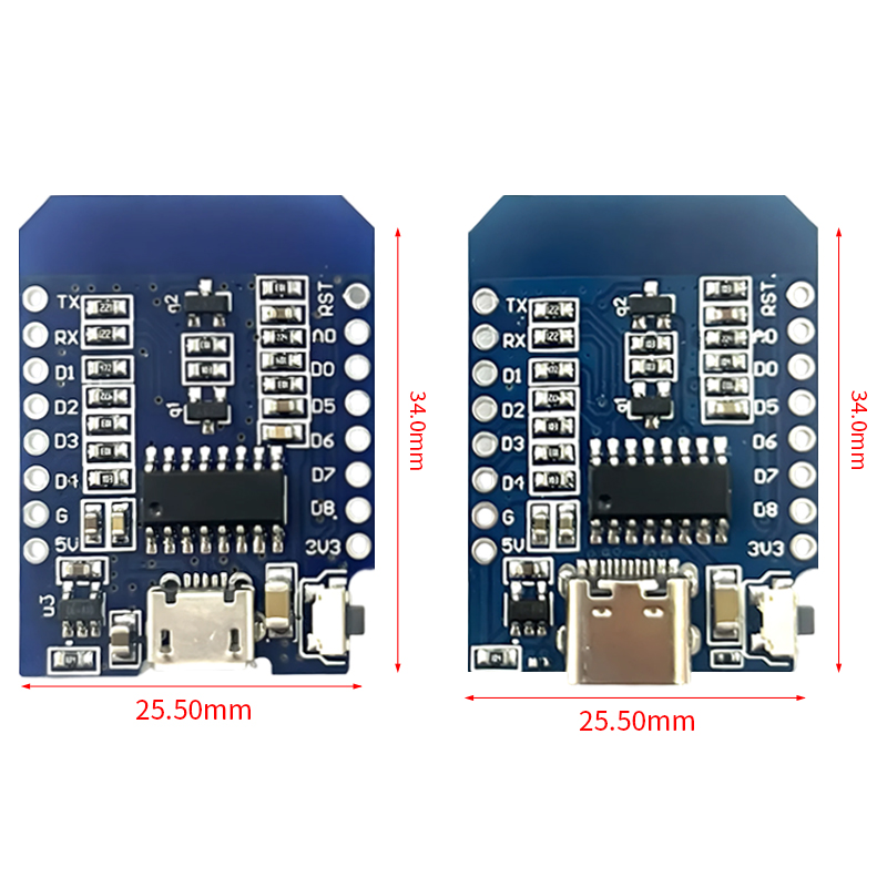 XCW WeMos D1 Mini TYPE-C/Micro - Smart Home Arduino のレビューと価格