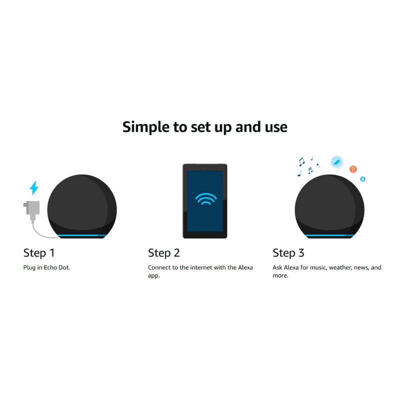 時計表示付きスマートスピーカー |   Echo Dot 第 - Smart Home Speaker のレビューと価格
