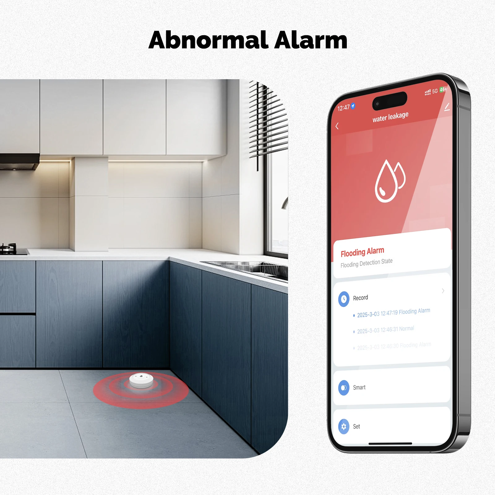 MOES Tuya ZigBee スマート水センサー漏水検知 - Smart Home Moes のレビューと価格
