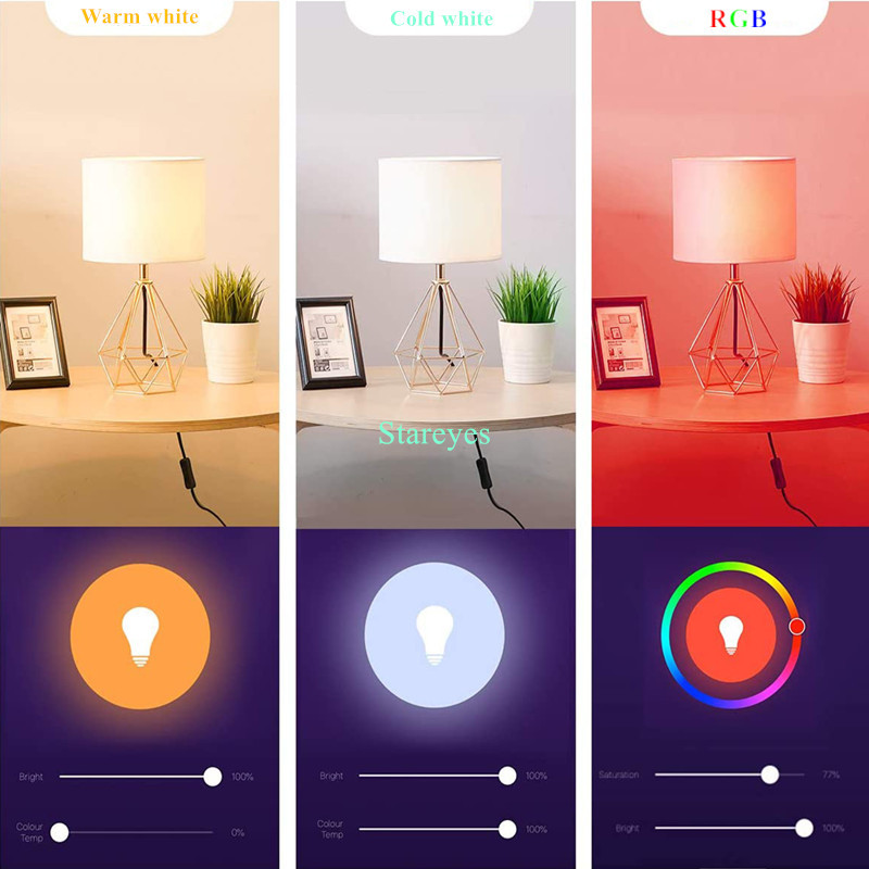 TuyaスマートWiFi Zigbee RGBCCT E27 - Smart Home Yellow のレビューと価格