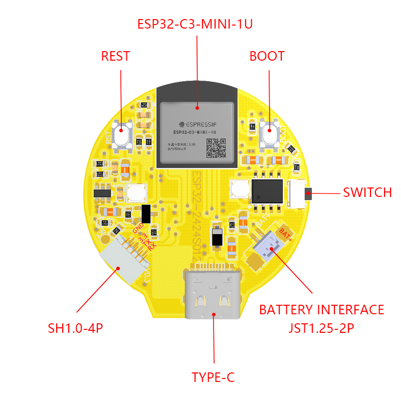 1.28インチのタッチスクリーンを備えたスマートLCDディス - Smart Home Arduino のレビューと価格